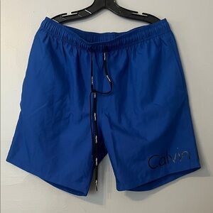 Calvin Klein Blue Swim Board Shorts